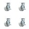 Service Caster 6 Inch Semi Steel Swivel Caster Set with Roller Bearings and Brakes SCC SCC-30CS620-SSR-TLB-4 - alternate 1